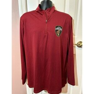 NBA Ultra Game 1/4 Zip Pullover Mens XL Cleveland Cavaliers Jacket